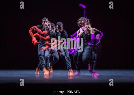 London, Großbritannien. 3. Okt 2018. William Forsythe - einen ruhigen Abend Tanz in Sadler's Wells. Credit: Guy Corbishley/Alamy leben Nachrichten Stockfoto