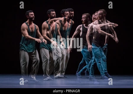 London, Großbritannien. 3. Okt 2018. William Forsythe - einen ruhigen Abend Tanz in Sadler's Wells. Credit: Guy Corbishley/Alamy leben Nachrichten Stockfoto