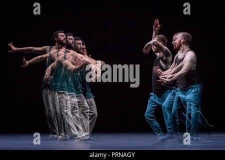 London, Großbritannien. 3. Okt 2018. William Forsythe - einen ruhigen Abend Tanz in Sadler's Wells. Credit: Guy Corbishley/Alamy leben Nachrichten Stockfoto