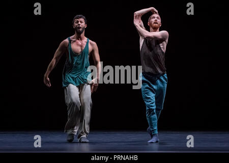 London, Großbritannien. 3. Okt 2018. William Forsythe - einen ruhigen Abend Tanz in Sadler's Wells. Credit: Guy Corbishley/Alamy leben Nachrichten Stockfoto