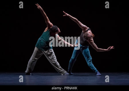 London, Großbritannien. 3. Okt 2018. William Forsythe - einen ruhigen Abend Tanz in Sadler's Wells. Credit: Guy Corbishley/Alamy leben Nachrichten Stockfoto