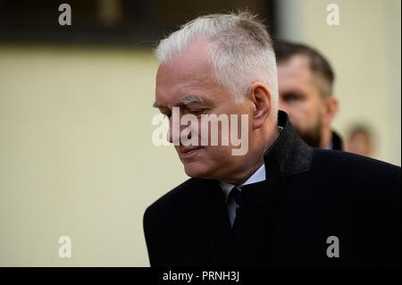 Jaroslaw Gowin, der Minister für Wissenschaft und höhere Bildung nimmt an der Eröffnung der 100. Akademische Jahr an der AGH Universität für Wissenschaft und Technologie. Stockfoto