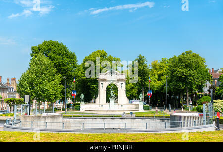 Kriegerdenkmal in Chartres, Frankreich Stockfoto