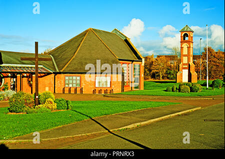 Hl. Franz von Assisi Kirche, Ingleby Barwick, Thornaby auf T-Stücke, Cleveland, England Stockfoto