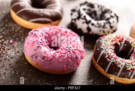 Süß und lecker doughtnuts Stockfoto