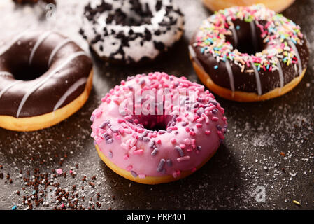 Süß und lecker doughtnuts Stockfoto