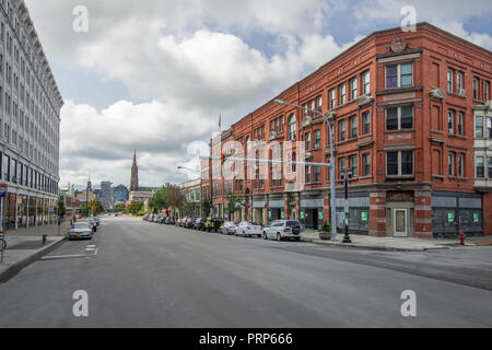 Main Street, Buffalo New York USA Stockfoto