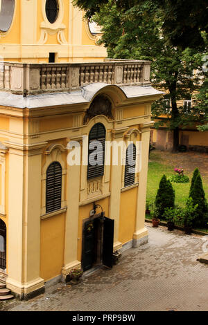 Der heilige Georg der Märtyrer Serbisch-orthodoxe Kirche in der Altstadt von Budapest, Ungarn, Osteuropa. Stockfoto