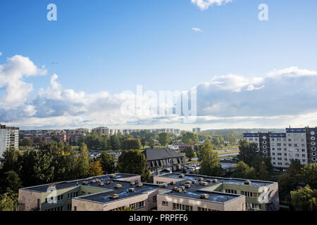 Landschaft der Stadt. Sommertag. Stockfoto