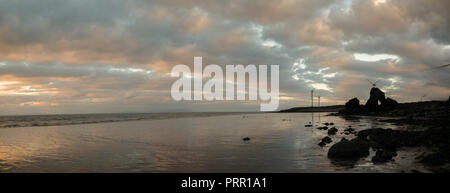 Workington shore lake district Sonnenuntergang Stockfoto