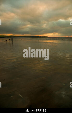 Workington shore lake district Sonnenuntergang Stockfoto