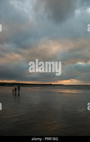 Workington shore lake district Sonnenuntergang Stockfoto