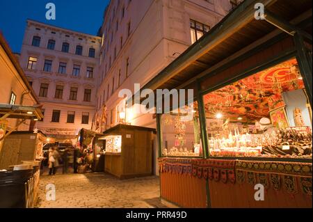 Wien, Weihnachtsmarkt Spittelberg - Wien, Weihnachtsmarkt am Spittelberg Stockfoto