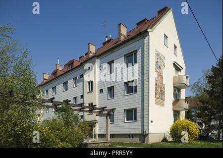 Wien, Genossenschaftshaus - Wien, Genossenschaft Tenement Stockfoto