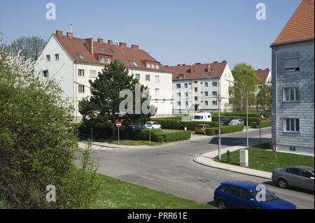 Wien, Genossenschaftshaus - Wien, Genossenschaft Tenement Stockfoto