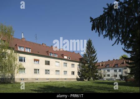 Wien, Genossenschaftshaus - Wien, Genossenschaft Tenement Stockfoto