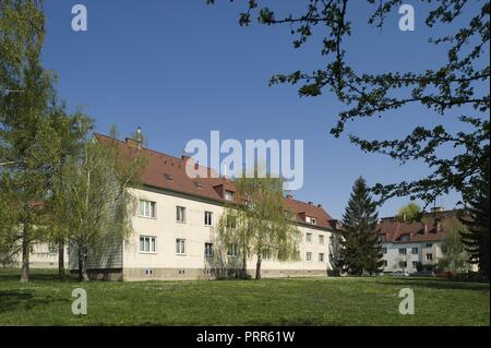 Wien, Genossenschaftshaus - Wien, Genossenschaft Tenement Stockfoto