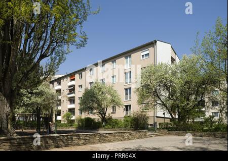 Wien, Genossenschaftshaus - Wien, Genossenschaft Tenement Stockfoto