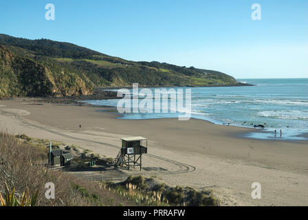 Wunderschöne Strände in Raglan, Waikato, North Island, Neuseeland Stockfoto