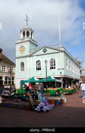 Open-air-Street Market, Faversham, Kent, England Stockfoto