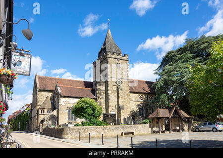 Midhurst Pfarrkirche, Marktplatz, Midhurst, West Sussex, England, United Kingdom Stockfoto