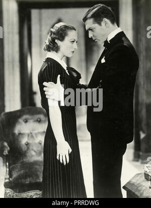 Schauspieler Joan Crawford und Clark Gable im Film Tanzen Dame, USA 1933 Stockfoto