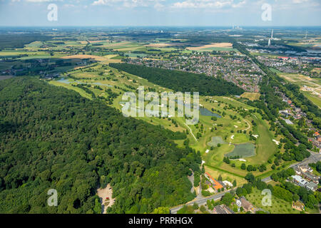 Golfclub Am Kloster Kamp in Kamp-Lintfort, Niederrhein, Nordrhein-Westfalen, Deutschland Stockfoto