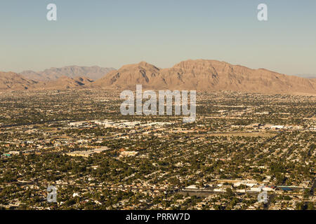 Schöne Panoramasicht auf Las Vegas Stockfoto