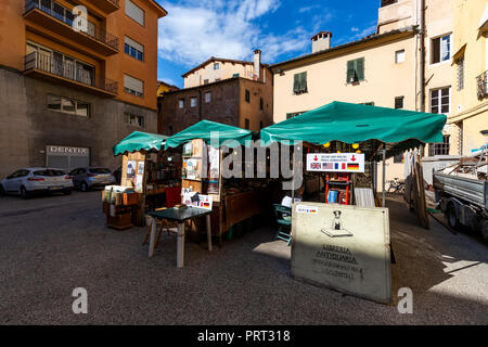 Zweite Hand buch Markt. Stadt Lucca, Italien Stockfoto