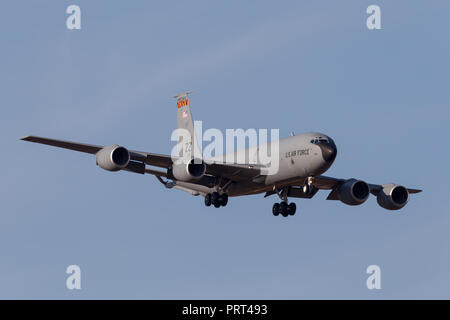 United States Air Force (USAF) Boeing KC-135 Stratotanker R 61-0315 Luftbetankung Tankflugzeuge. Stockfoto