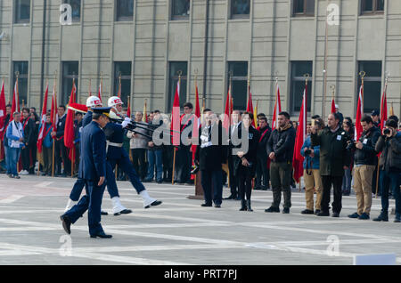 Eskisehir, Türkei - November 10,2017: Die großen Führer Atatürk Tod Jubiläum feiern. Stockfoto