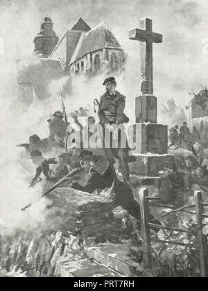 Die Schlacht von Sedan, 1-2 September 1870, entscheidende Sieg der Deutschen, während des Deutsch-Französischen Krieges, Stockfoto