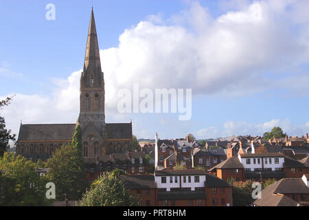 St Michael und alle Engel Kirche Berg Dinham Exeter Devon Stockfoto