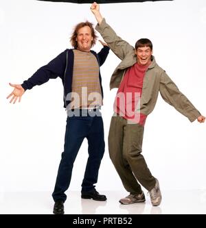 Original Film Titel: Dumm und Dümmer. Englischer Titel: Dumm und Dümmer. Jahr: 1994. Regisseur: BOBBY & Peter Farrelly, BOBBY FARRELLY, PETER FARRELLY. Stars: JEFF DANIELS; JIM CARREY. Quelle: New Line Cinema/Album Stockfoto