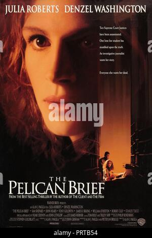 Original Film Titel: THE PELICAN BRIEF. Englischer Titel: The Pelican BRIEF. Jahr: 1993. Regie: Alan J. flog Pakula. Quelle: WARNER BROTHERS/Album Stockfoto