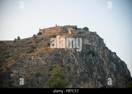 Burg Palamidi in der Nähe von Nafplio, Griechenland Stockfoto