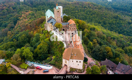 Die Wartburg, Eisenach, iThuringia, Deutschland Stockfoto