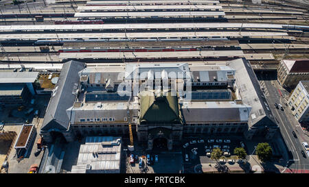 Nürnberg Hauptbahnhof oder Hauptbahnhof Nürnberg Hbf, Nürnberg, Deutschland Stockfoto