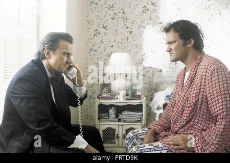 Original Film Titel: Pulp Fiction. Englischer Titel: Pulp Fiction. Jahr: 1994. Regie: Quentin Tarantino. Stars: Quentin Tarantino, Harvey Keitel. Credit: MIRAMAX/Album Stockfoto