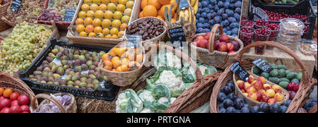 Früchte Abschaltdruck Stockfoto