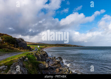 Claggain Bucht bei Ardtalla om der Inneren Hebriden Insel Islay Schottland Stockfoto