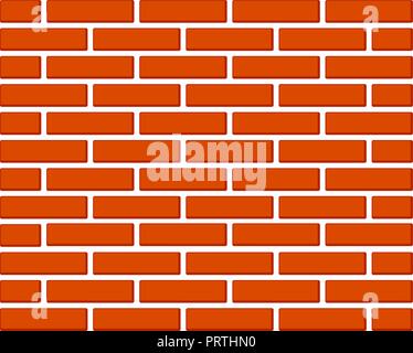 Bunte cartoon brick wall Stock Vektor