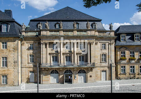 Bayreuth ist eine Stadt, die Historisch gewachsen als Markgräfliche Residenz und ist inzwischen weltberühmt, weil der Richard Wagner Festival. Stockfoto