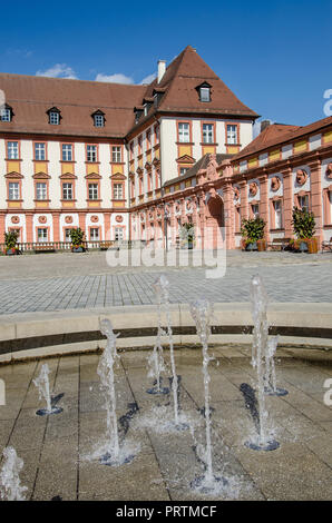 Bayreuth ist eine Stadt, die Historisch gewachsen als Markgräfliche Residenz und ist inzwischen weltberühmt, weil der Richard Wagner Festival. Stockfoto