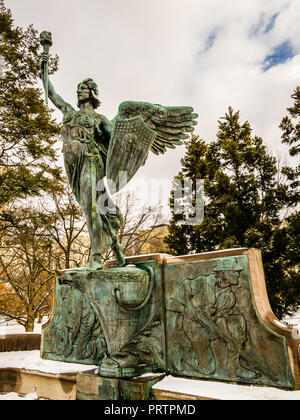 Spanisch-amerikanischen Krieg Memorial Bushnell Park Hartford, Connecticut, USA Stockfoto