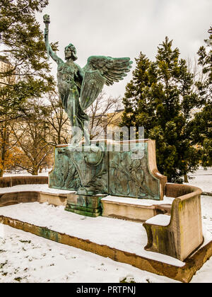 Spanisch-amerikanischen Krieg Memorial Bushnell Park Hartford, Connecticut, USA Stockfoto