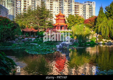 Der Chinese Garden Of Friendship in Sydney, Australien Stockfoto