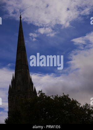 Cathedra Salisbury, Wiltshire, Großbritannien Stockfoto