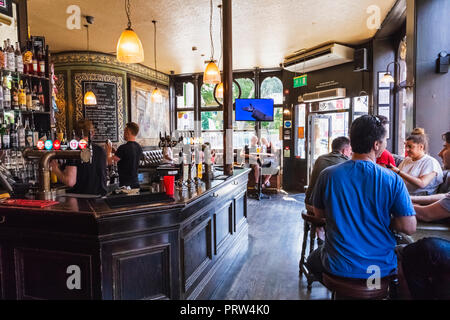 England, London, Shoreditch, die Spitafields Ten Bells Pub Stockfoto