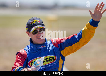 Red Bull Air Race Pilot Matt Hall. Stockfoto